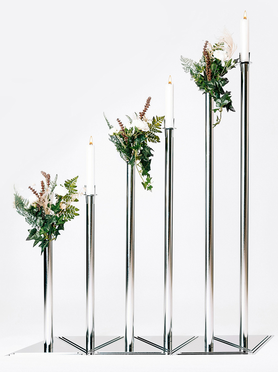 Ljus och blombärare Onyx Ljus och blombärare Onyx